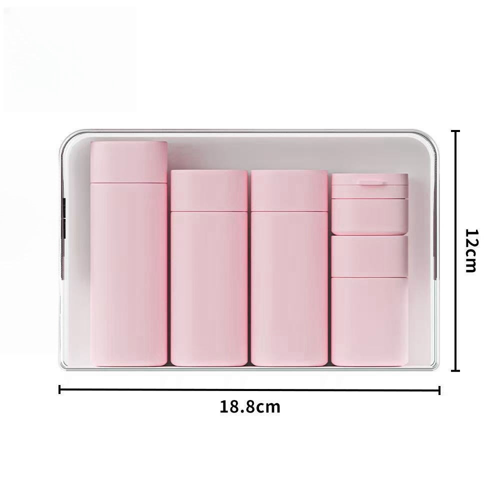 Travel Bottle Filling Set with Nordic Color Options - Portable & Lightweight