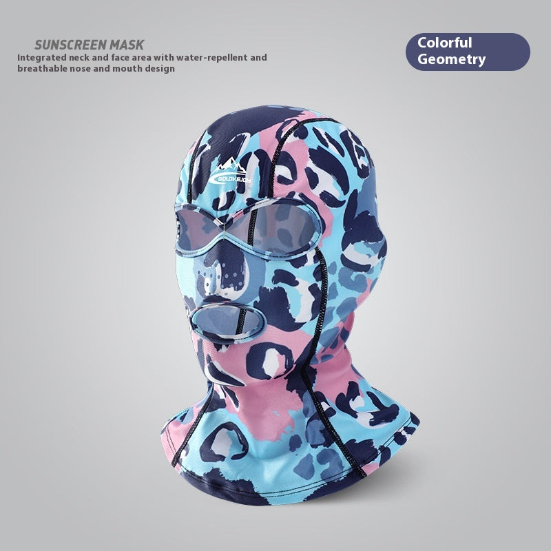 Full Face Swimming Sun Protection Head Cover - Multiple Colors