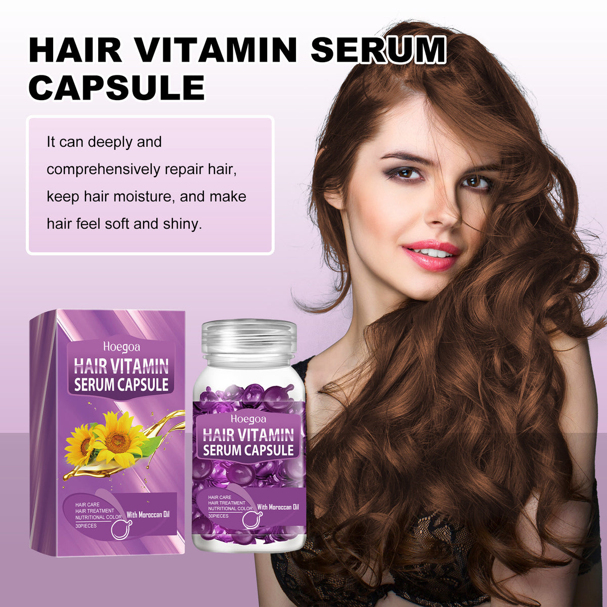 Hair Care Essential Oil Capsules - 30 Pieces