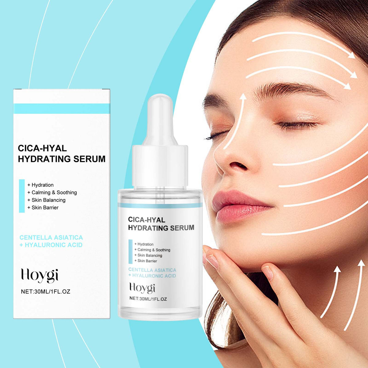 Hyaluronic Acid Moisturizing Facial Lotion for Sensitive Skin - 30ml