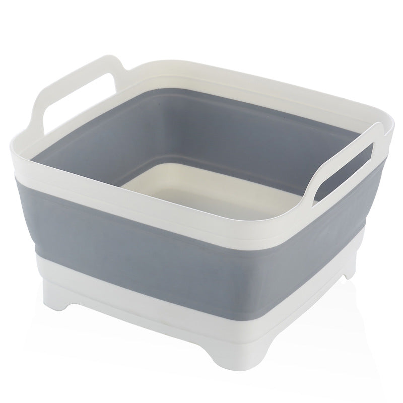 Portable Folding Washing Basket for Fruits & Vegetables - Ice Bucket