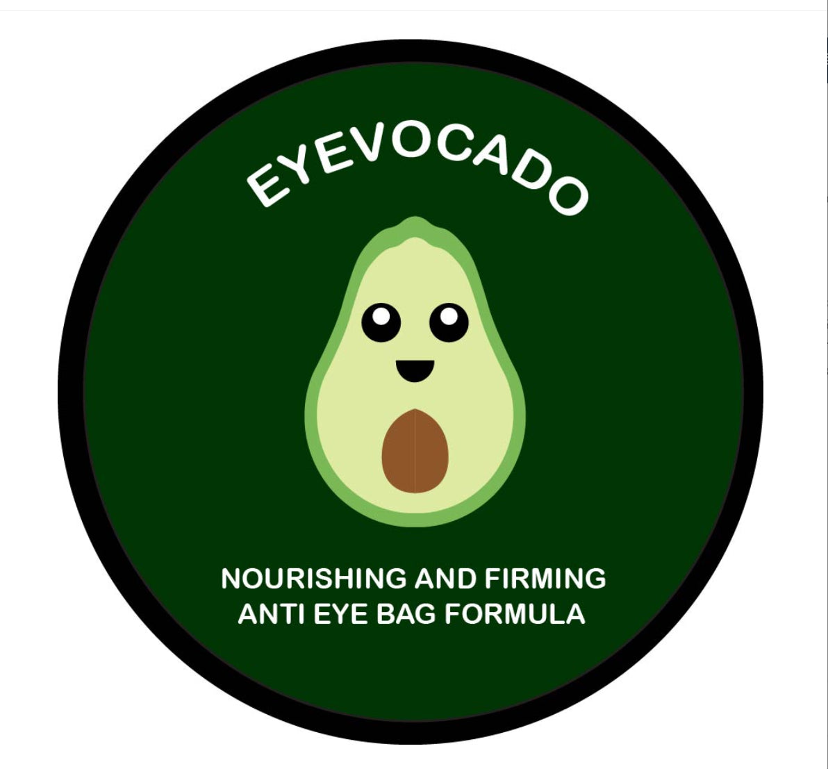 Moisturizing Dark Circles Eye Mask Patch - Seaweed & Avocado for Eye Care