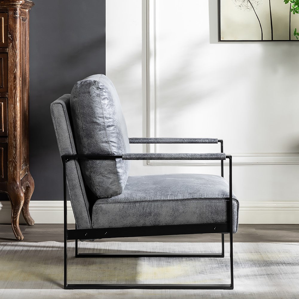 Direct Classic Mid Century Modern Accent Chair With Durable Square
