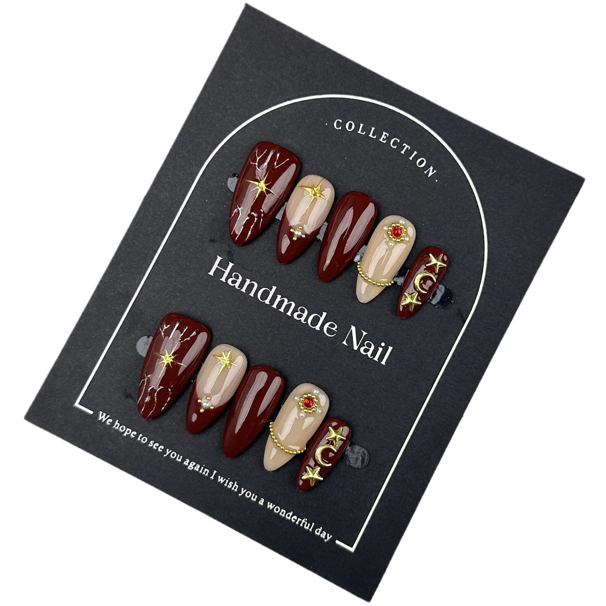 Fall and Winter Nail Art Stickers Set with Variety of Patterns and Sizes