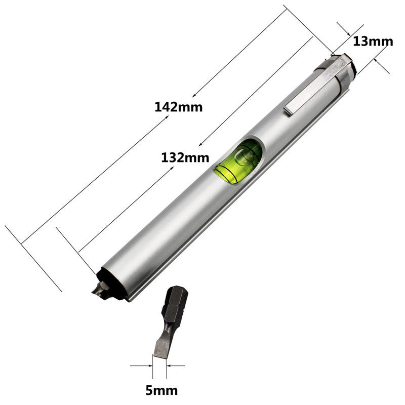 Pen-Shaped Magnetic Screwdriver Hand Tool - Aluminum Alloy, Multiple Colors