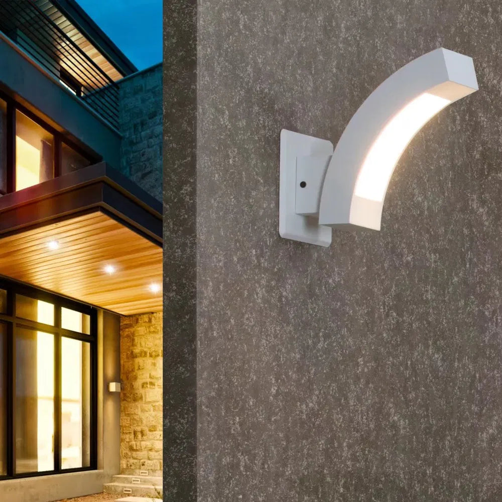 Outdoor Wall Light Fixture Modern LED Sconce Waterproof Aluminum Porch Lighting