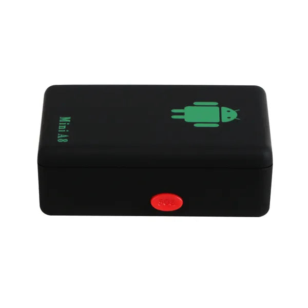 Real-Time Mini GPS Tracker with SOS Function - Black