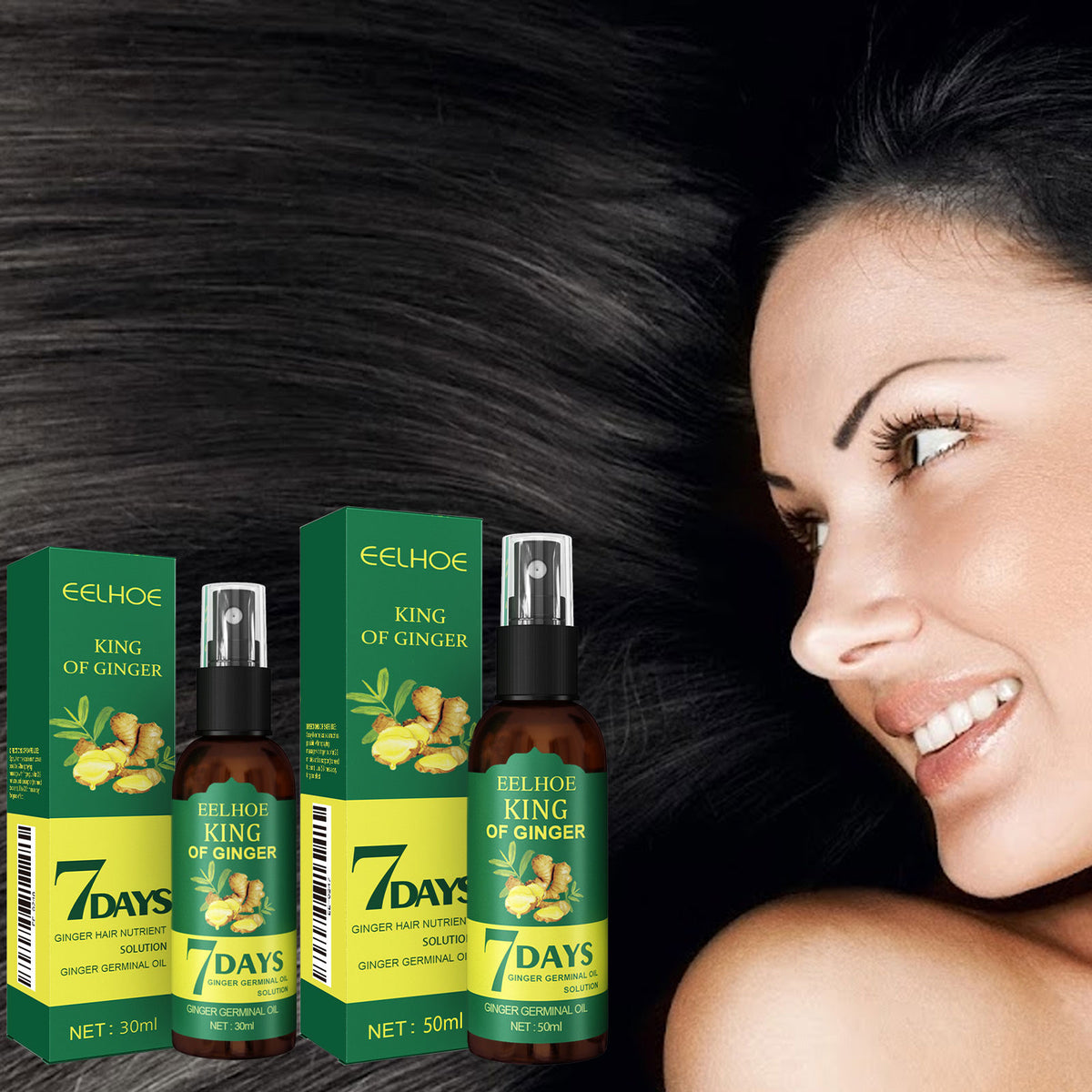 Ginger Strengthening Hair Root Spray 30ml
