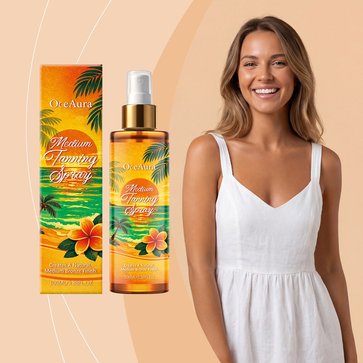 Darkening Spray for Tanning - Outdoor Body Self-Tanner 100ml