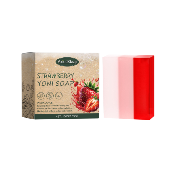 Strawberry Flavored Body Cleansing Soap for Intimate Care