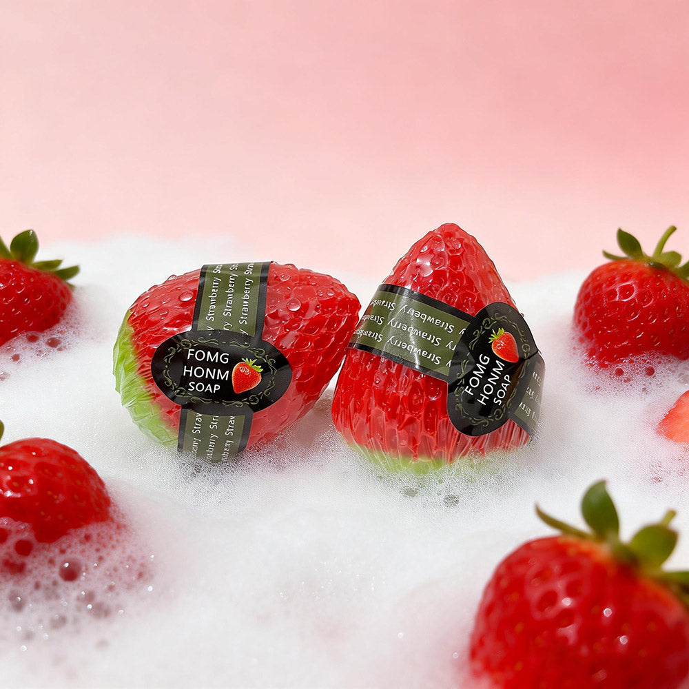 Strawberry Fruit Soap Bar 130g