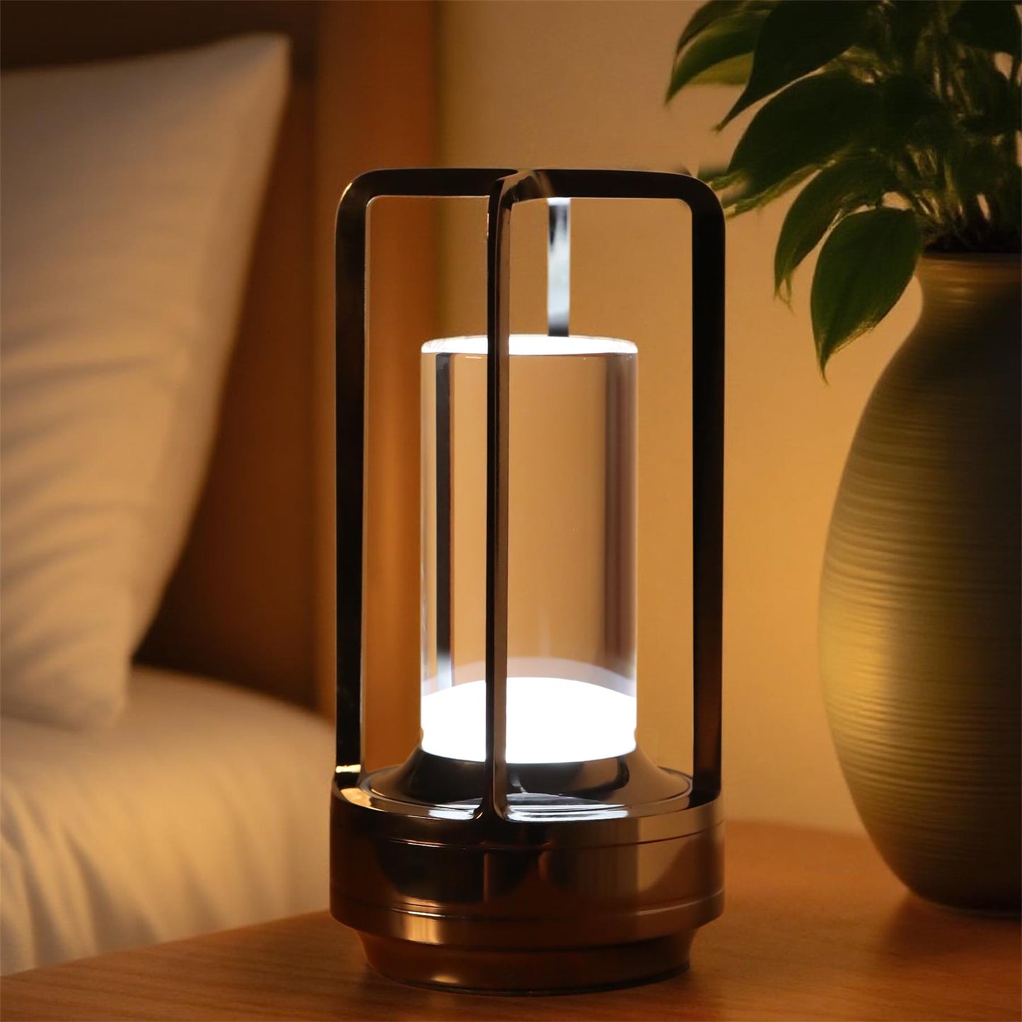 Portable Touch Control LED Night Light with 5000mAh Battery for Bedroom Camping & Home