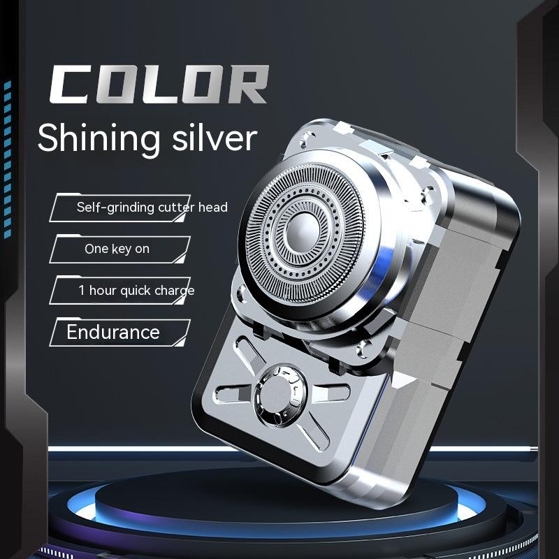 Mini Men's USB Rechargeable Electric Shaver with Multiple Colors