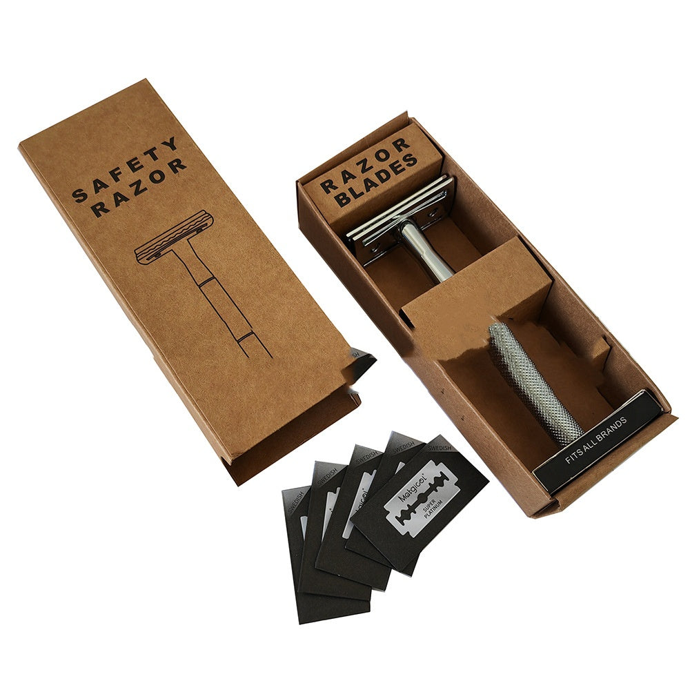 Manual Double-Sided Blade Shaver with Swedish Steel