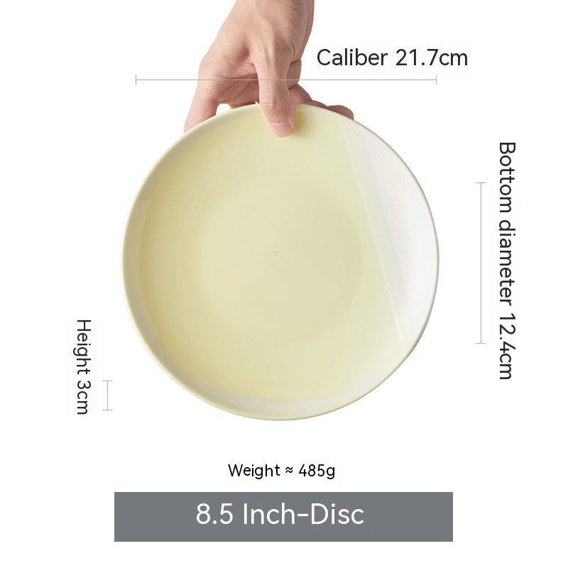 Flat Dish Set for Home Kitchen - Assorted Styles & Sizes