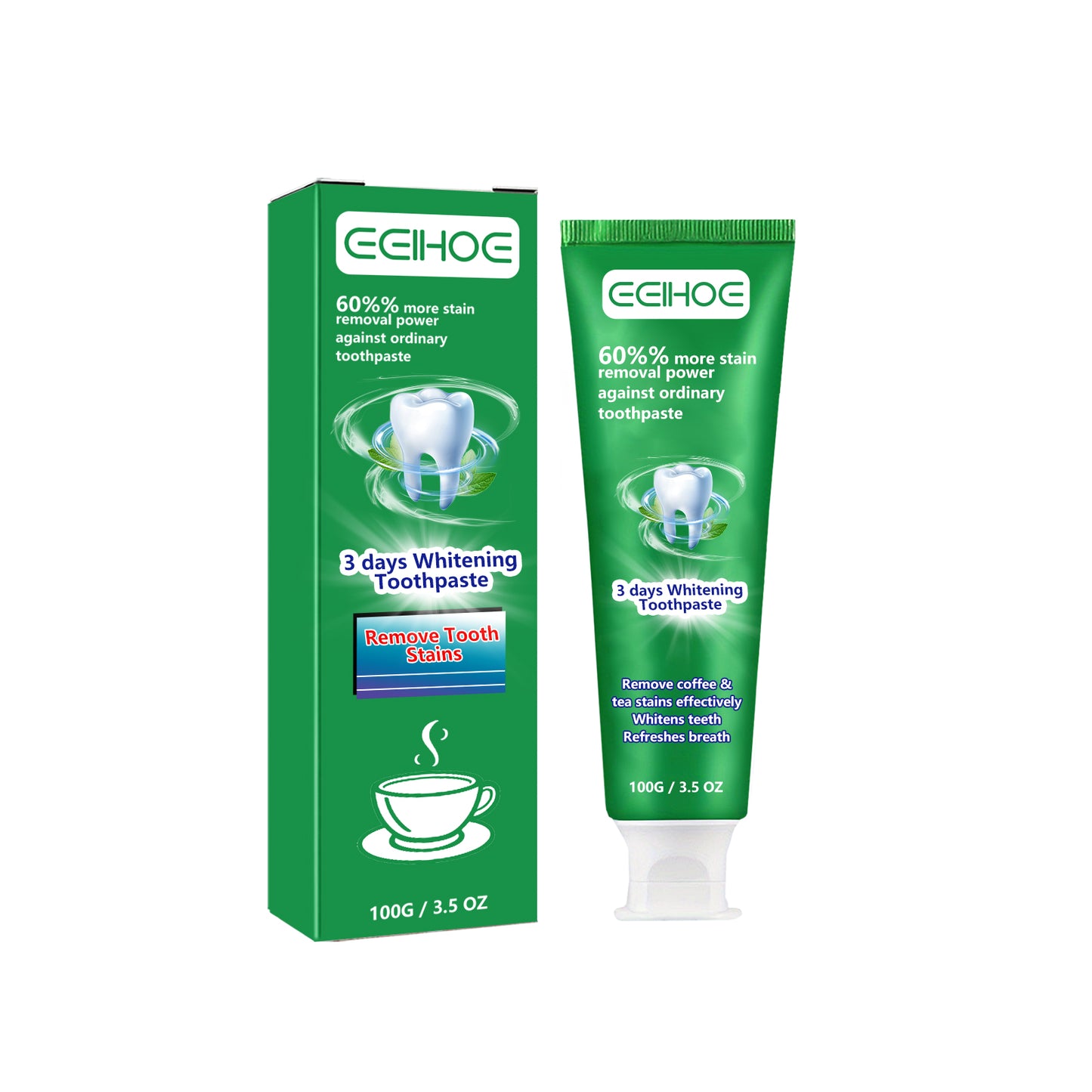 Whitening Toothpaste for Stain Removal and Gum Health - 100g