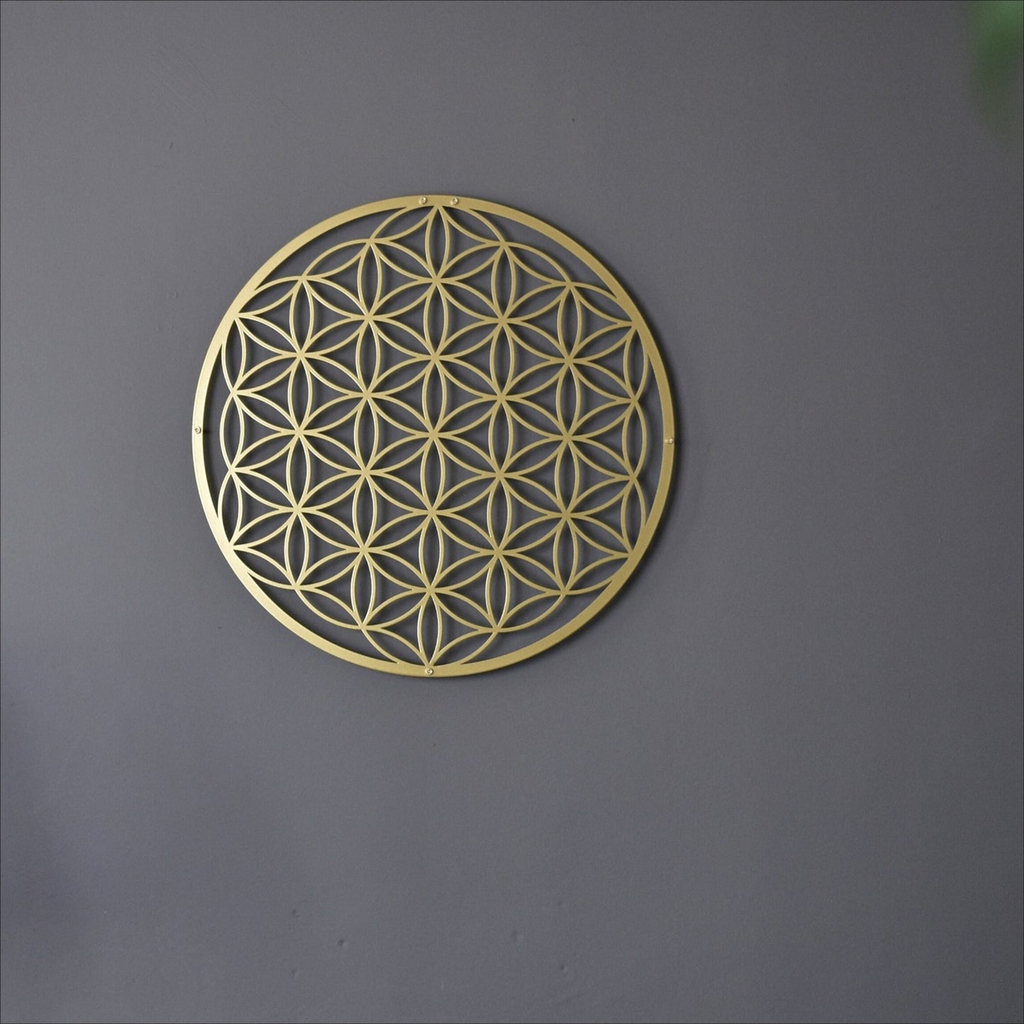 Zen Lotus Metal Wall Art - Boho Floral Decoration for Home
