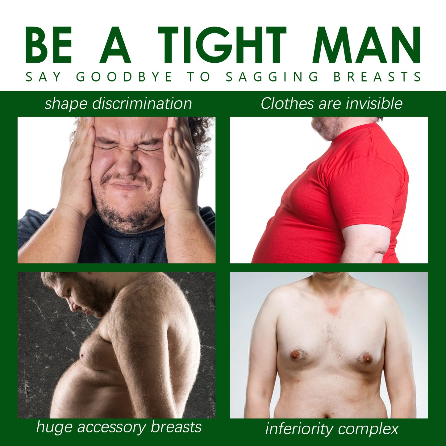 Men's Chest Firming Patches - Anti-Sagging Skin Tightening Treatment