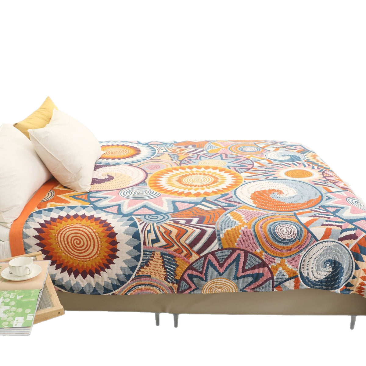 Multi-Layer Cotton Gauze Blanket for Sofa and Home Decor