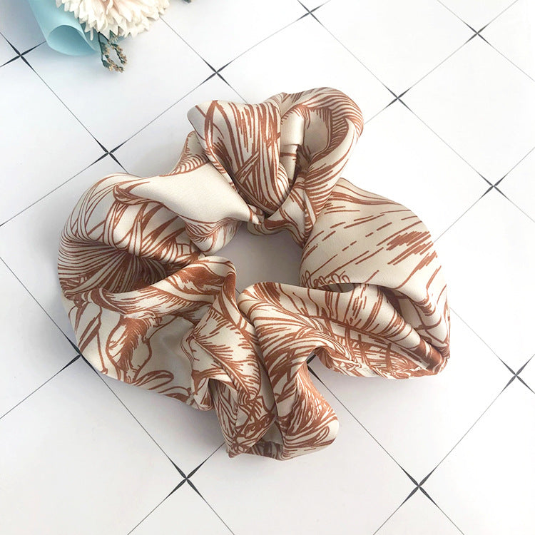 Large Leaf Pattern Hair Band for Women - Stylish Korean Hair Accessory