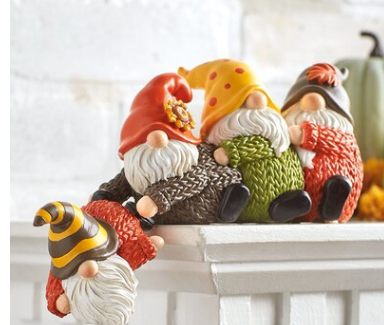 Christmas Resin Ornaments Indoor Decor Set - Festive Holiday Decorations