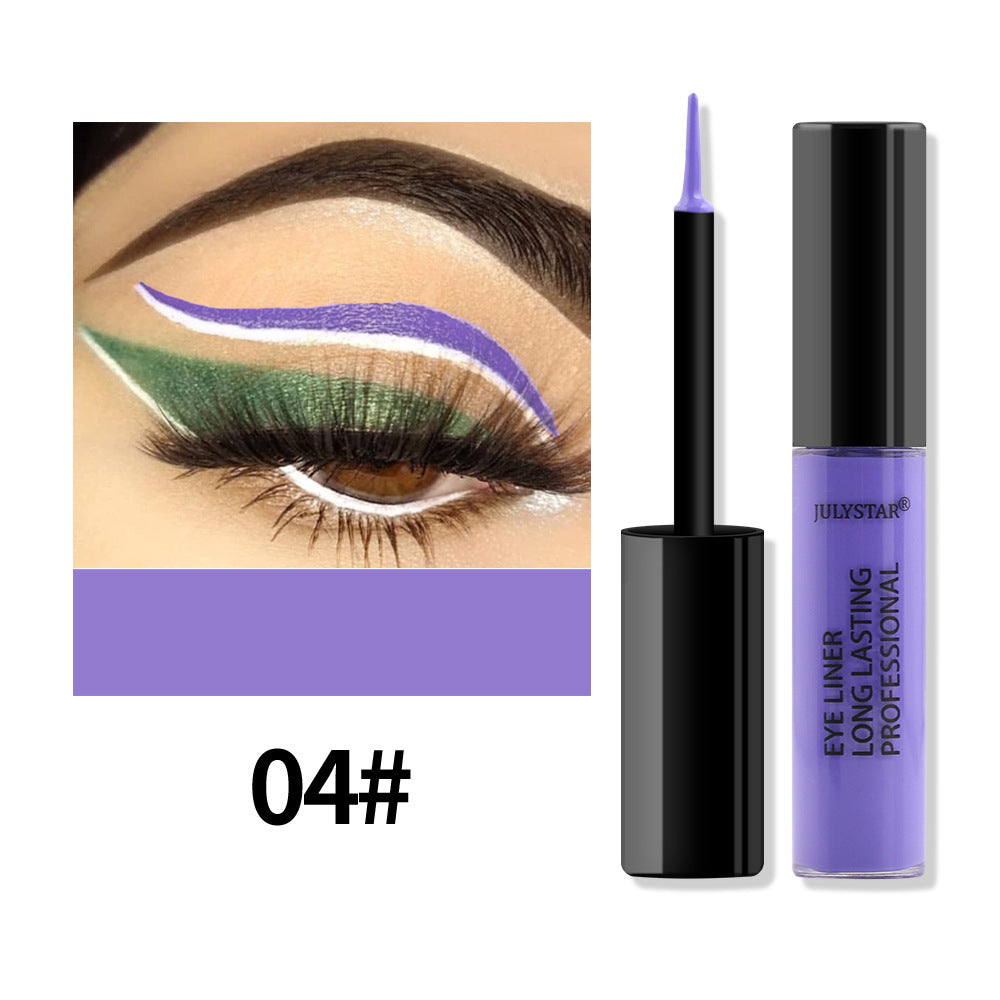 Waterproof Oil-Proof Liquid Eyeliner Set - 2.5ml, Multiple Colors