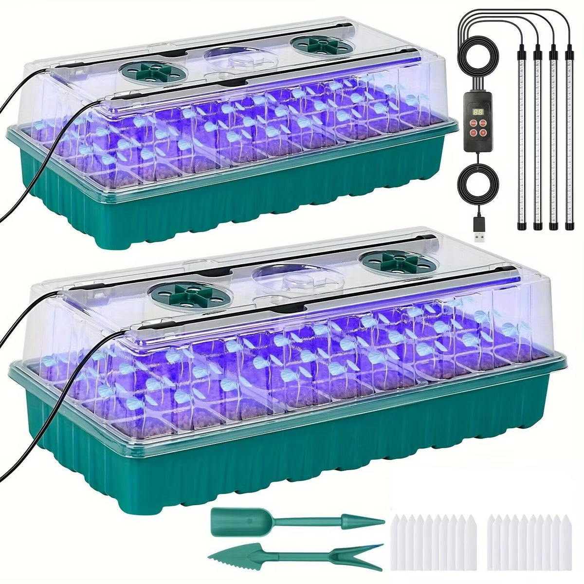 Digital Display Controller for Seedling Growth Scheduling