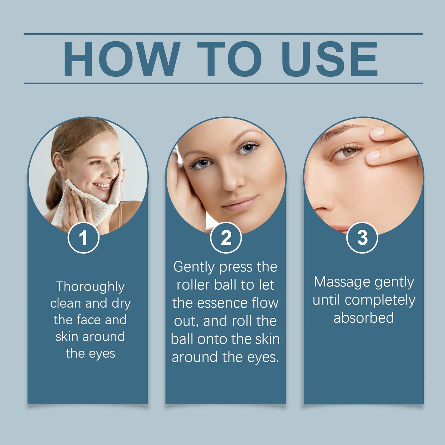 Moisturizing Eye Cream with Massage Applicator - 15ml