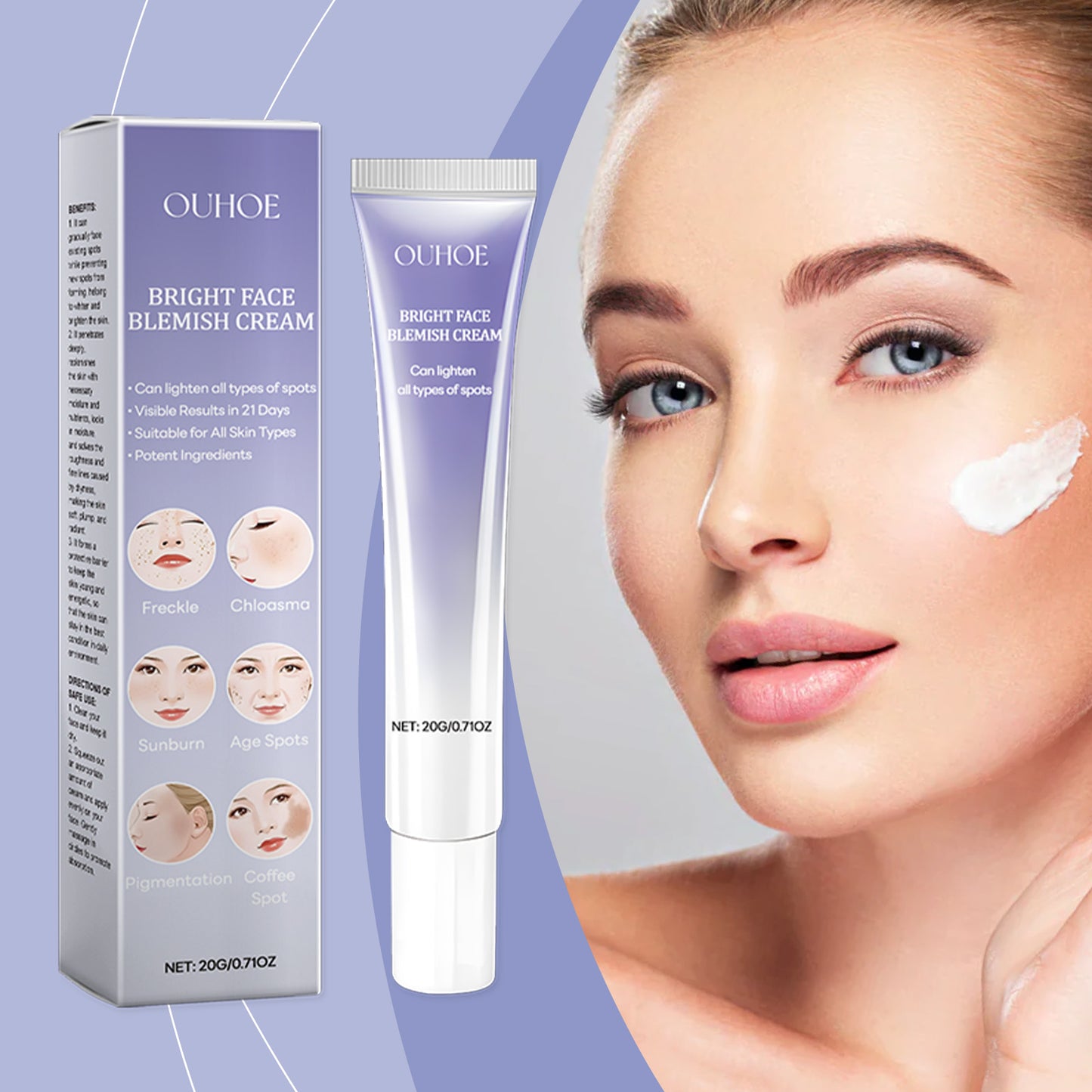 Facial Dark Spot Remover Cream - Nourishing & Hydrating Skin Care