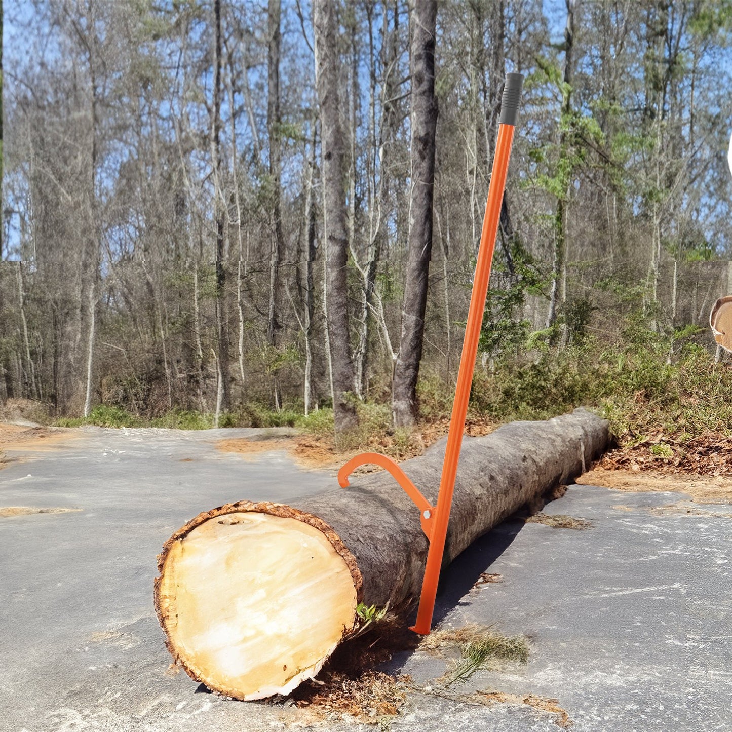 Heavy Duty Log Roller Tool 46.5" Steel Log Handling Forestry Tool