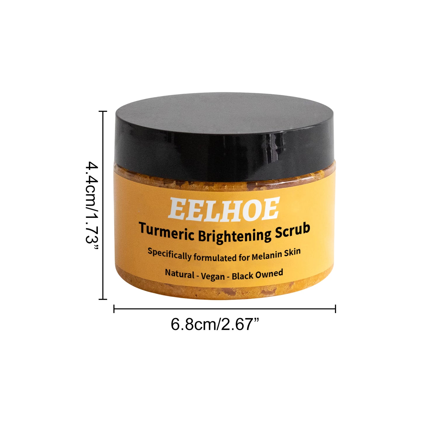 Turmeric Body Scrub for Exfoliating and Skin Brightening