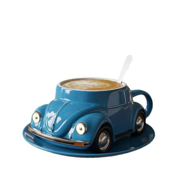 Beetle Shaped Resin Coffee Cup - Unique Gift for Coffee Lovers