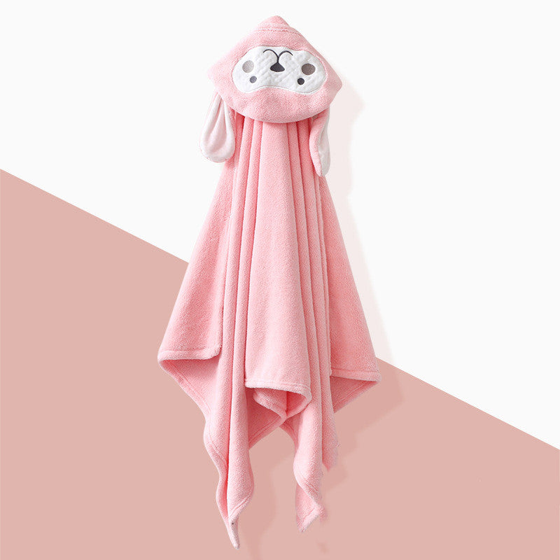 Baby Hooded Bath Towel - Soft Organic Cotton Infant Bath Wraps for Kids