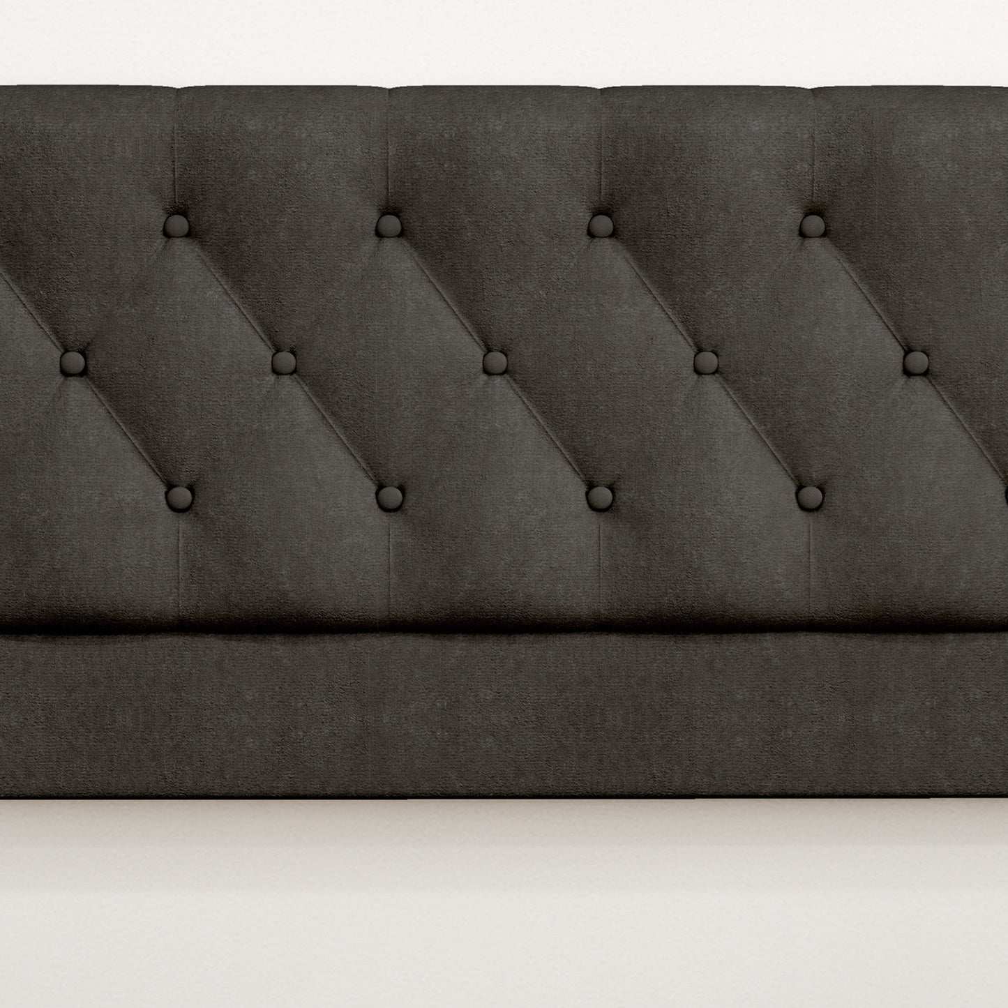 King Size Upholstered Bed Frame with Storage Drawers - Velvet Headboard