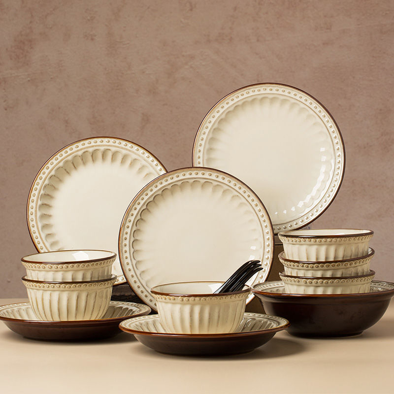 Ceramic Tableware Set - Simple and Stylish Kitchen Dishware