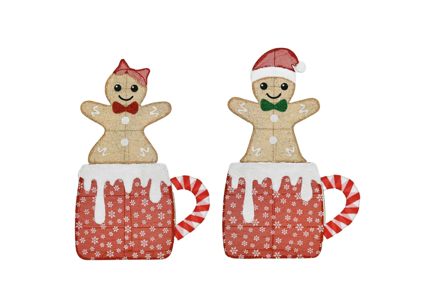 Gingerbread Man Decorative Lights - Warm White LED Holiday Set