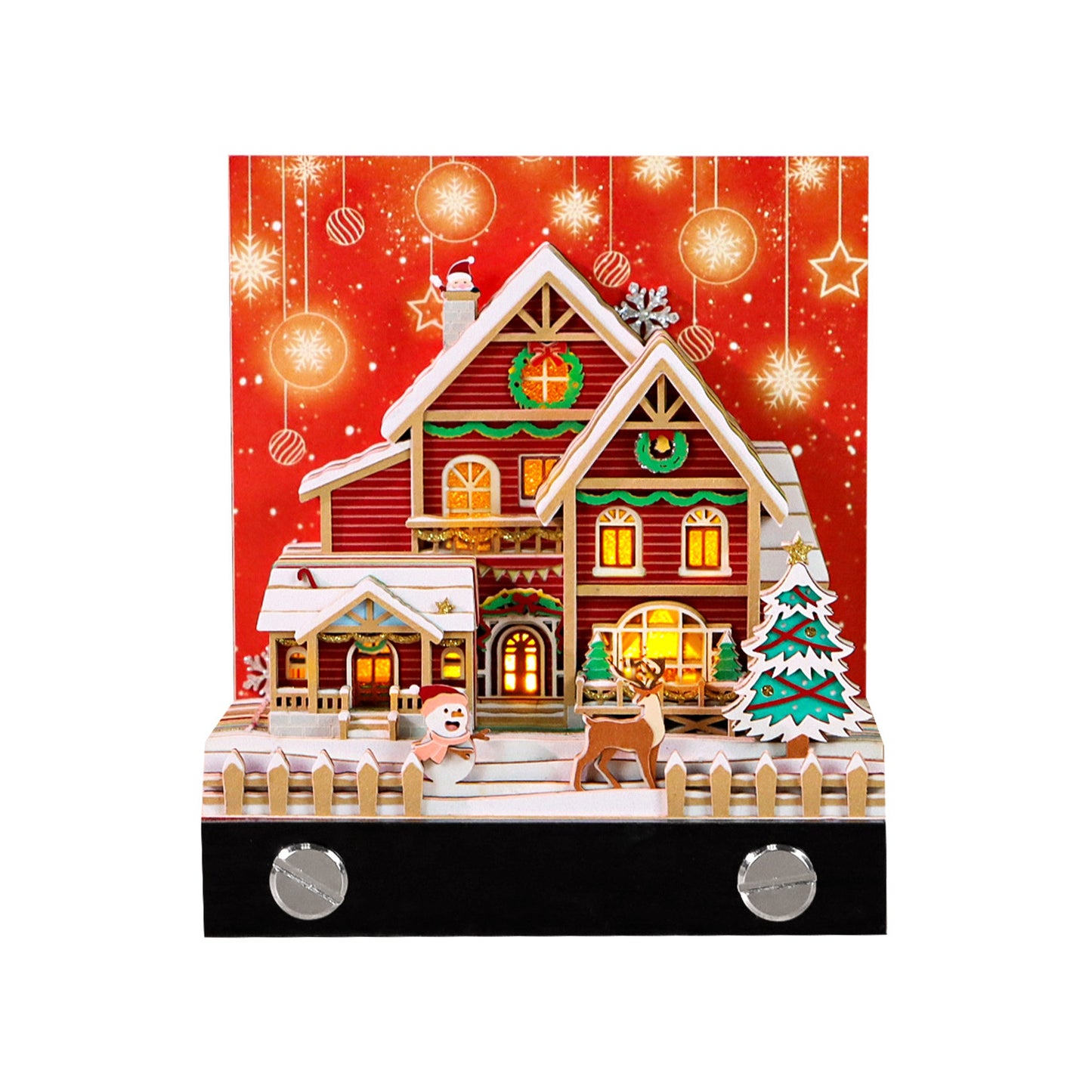 Christmas Snow House Calendar - Holiday Home Decor & Seasonal Planner
