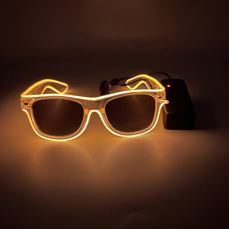 LED Goggles Nightclub Dance Party Props - Colorful Light-up Costume Accessories