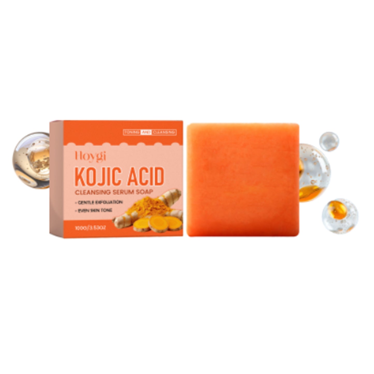 Kojic Acid Facial Cleansing Soap 100g - Brightening Skin Care Bar