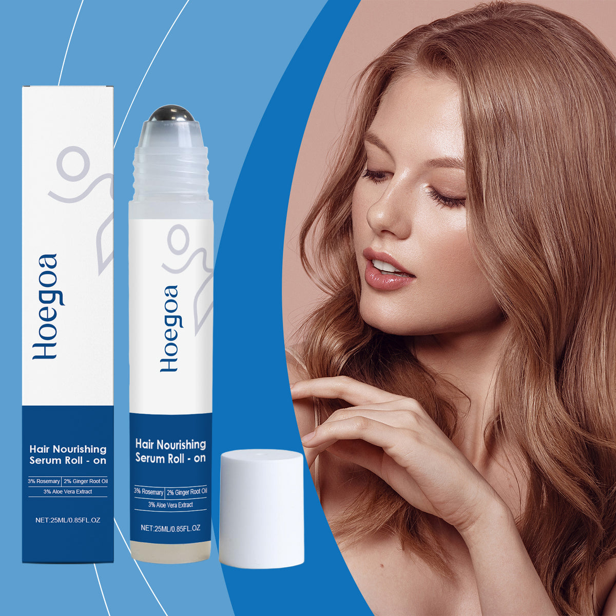 Hair Growth Roll-On - 25ml Body Care for Hair Loss & Regrowth