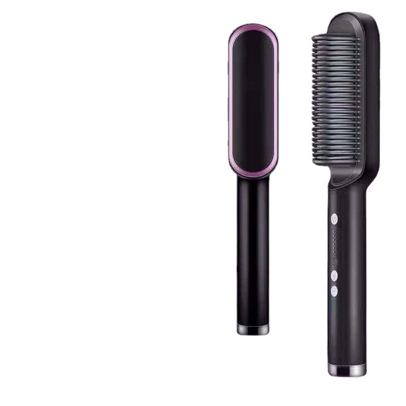 Electric Hair Straightening Comb with Tourmaline Ceramic for Wet & Dry Hair