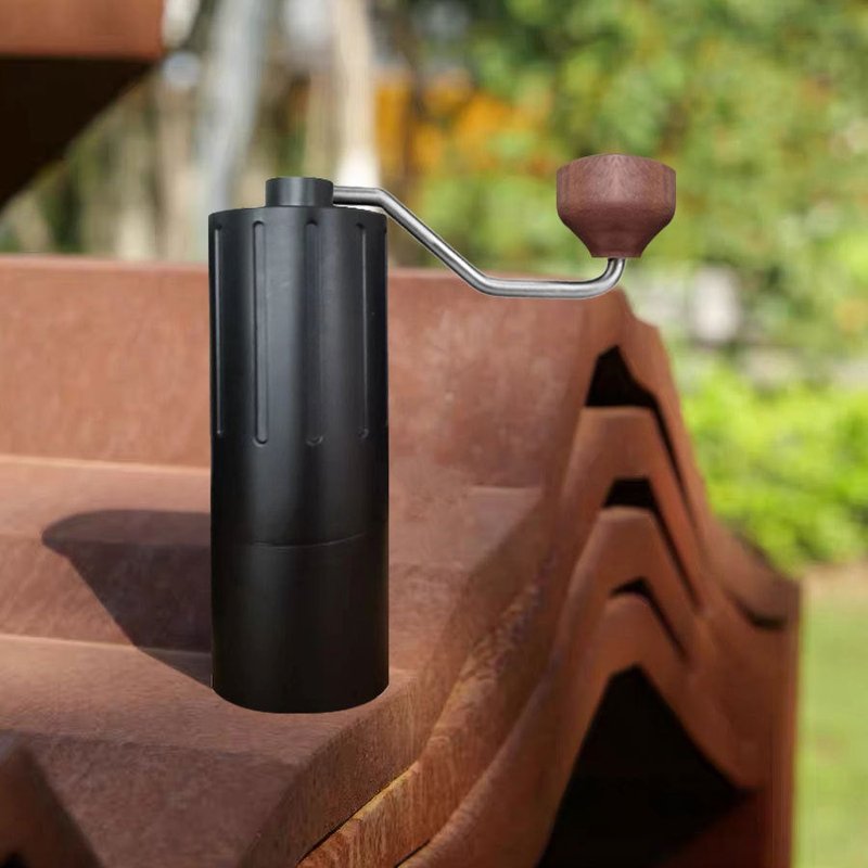 Portable Manual Coffee Grinder - Black, Kitchen & Home Use