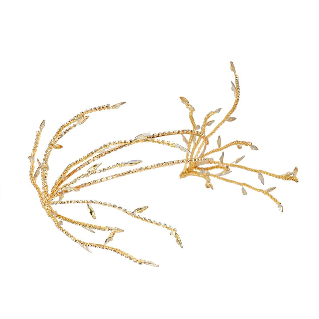 Simple Bridal Headband Crown Hair Accessories for Wedding & Party