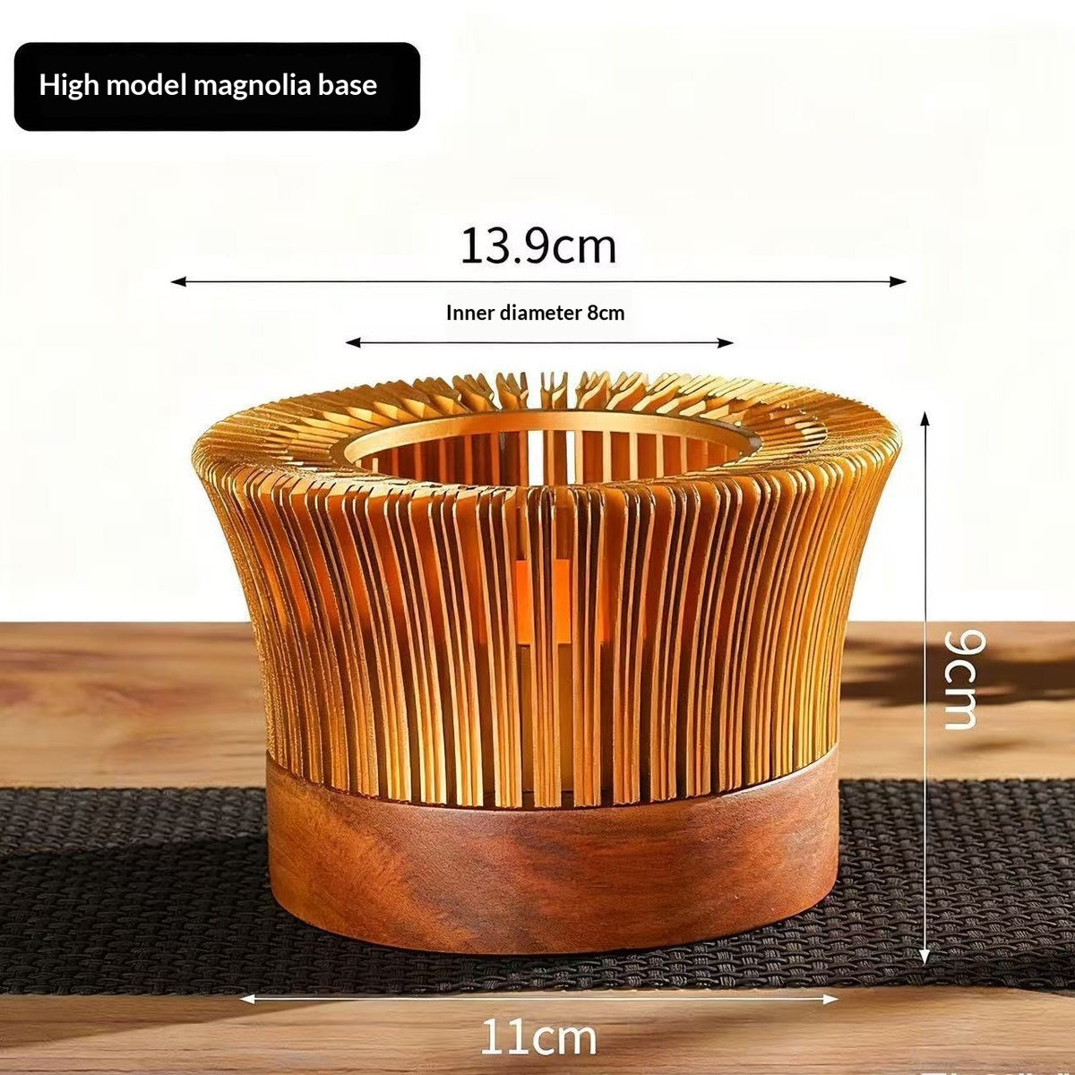 Aluminum Alloy Tea Warmer Base for Heating Candles - Gold, Multiple Sizes