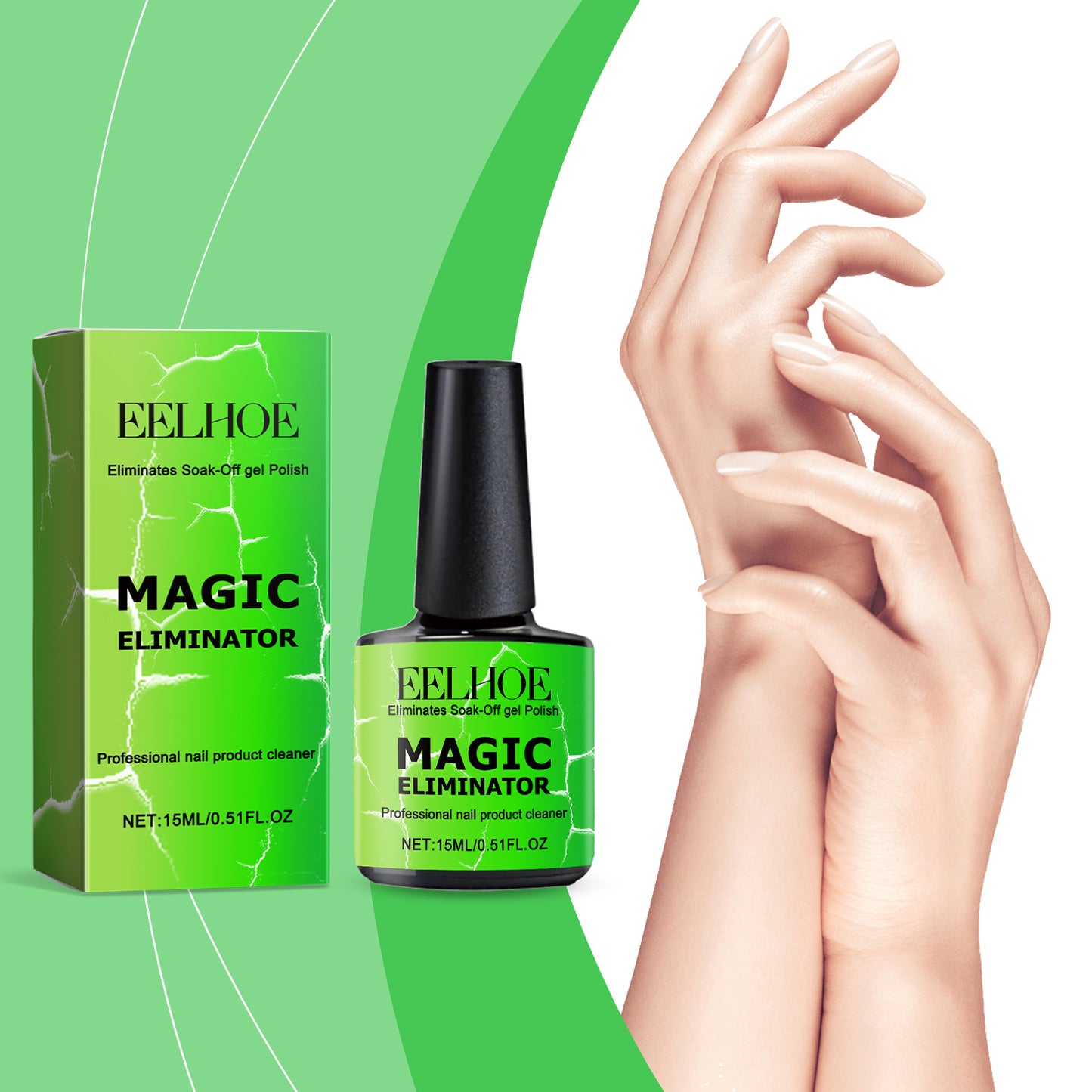 Nail Polish Remover 15ml Gentle, Easy-Use Lytic Agent for Nail Care