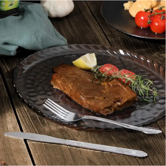Premium Stainless Steel Cutlery Set - 4-Piece Flatware for Home