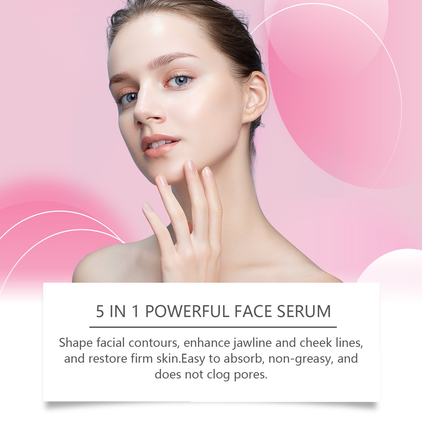 5-in-1 Moisturizing Facial Serum - Firming, Repairing & Hydrating Skin Care