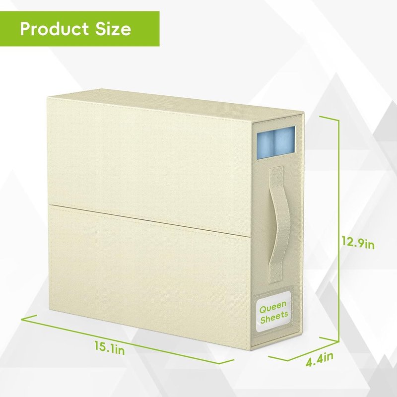 Large Capacity Foldable Storage Box with Window for Clothes and Bedding