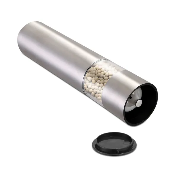 Electric Salt and Pepper Grinder with Adjustable Coarseness