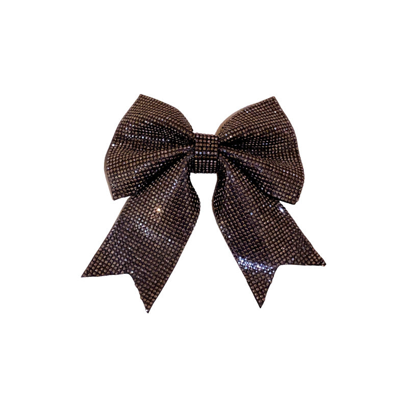 Diamond Bow Hair Clip Spring Clip Hairpin for Women Hair Accessories